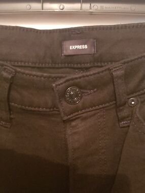 Express Black Straight Jeans